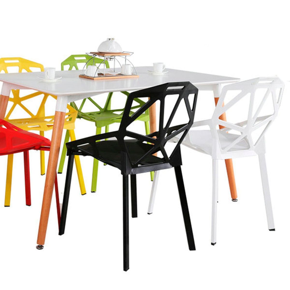 EKONOMODO COLOMBIA - Sillas Triangulo blanca