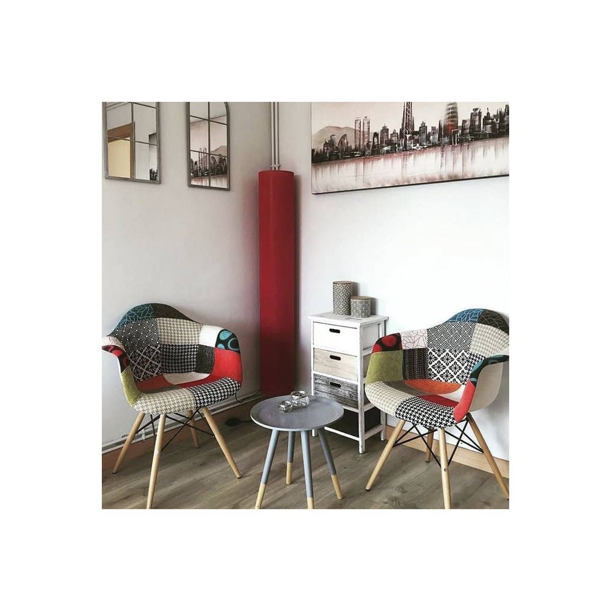 EKONOMODO COLOMBIA - Silla Eames Tapizada Colores Varios