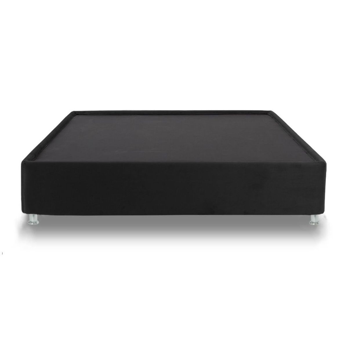 EKONOMODO COLOMBIA - Base Cama Doble En Pino Roma Negro 140X190 Cm