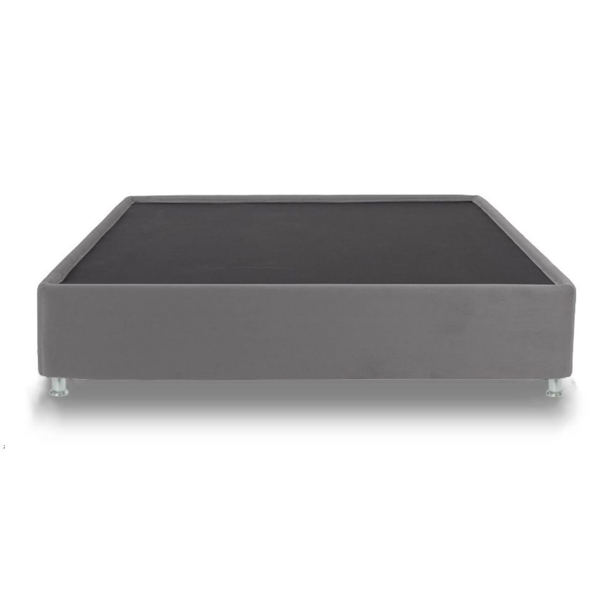 EKONOMODO COLOMBIA - Base Cama Doble En Pino Roma Gris Plomo 140X190 Cm