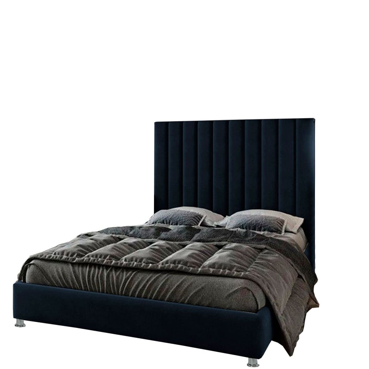 EKONOMODO COLOMBIA - Colchon Doble 1 Pillow + Base Cama + Espaldar Natura Azul 140X190 Cm