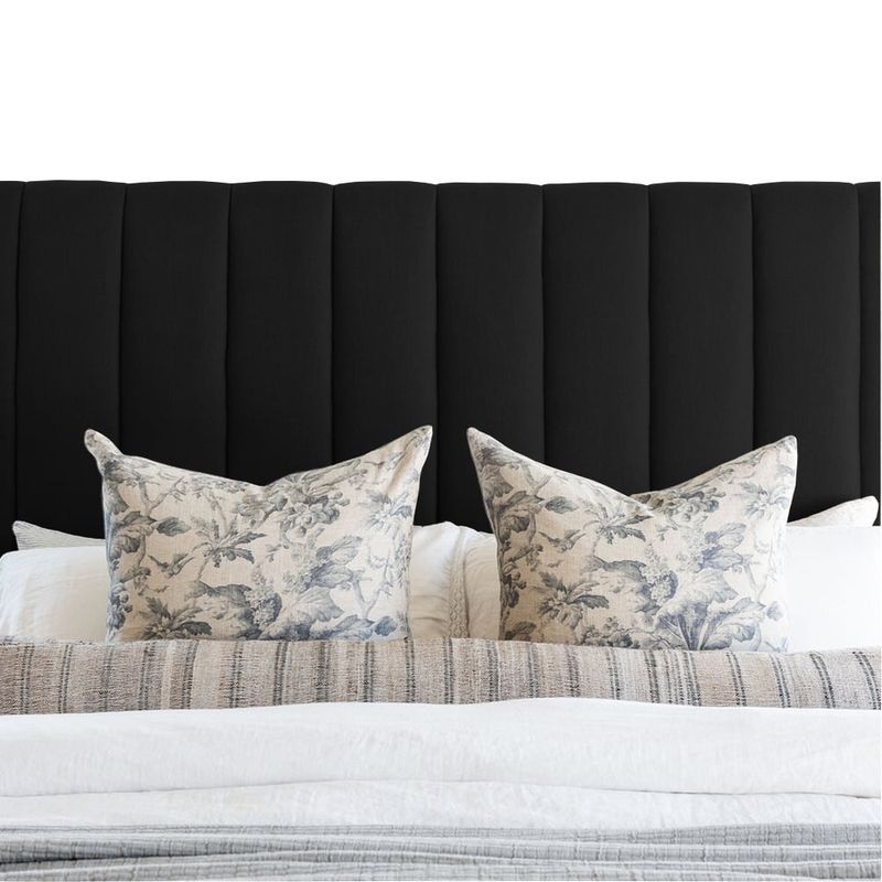 EKONOMODO COLOMBIA - Colchon Queen 1 Pillow + Base cama + Espaldar Natura Negro 160x190 cm