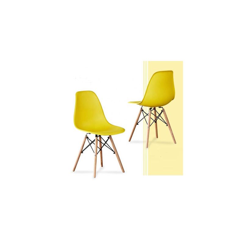 EKONOMODO COLOMBIA - Silla eames adulto amarillo