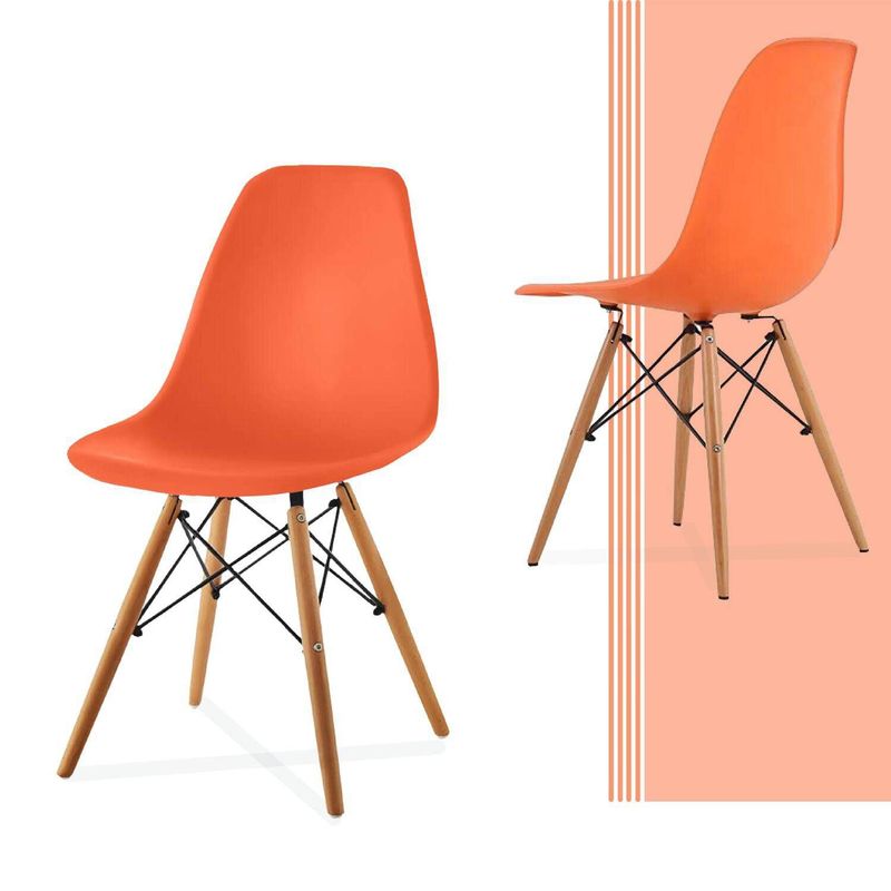 EKONOMODO COLOMBIA - Silla eames naranja adulto