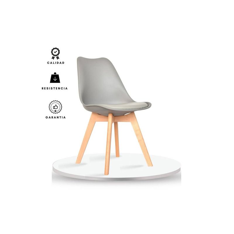 EKONOMODO COLOMBIA - Silla tapizada Milano Gris