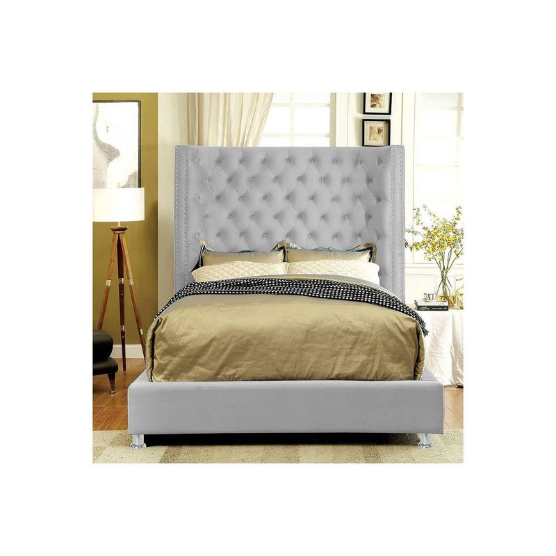 EKONOMODO COLOMBIA - Colchon Queen Pillow + Base cama + Espaldar Emperador Gris Per 160x190