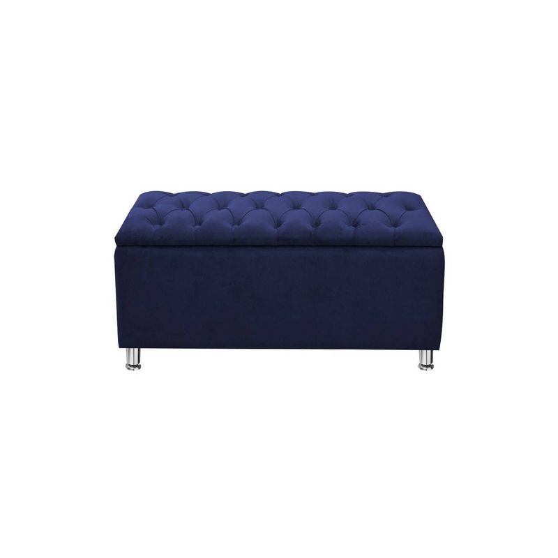 EKONOMODO COLOMBIA - Baul De Lujo Moderno Capitoneado 160 Azul