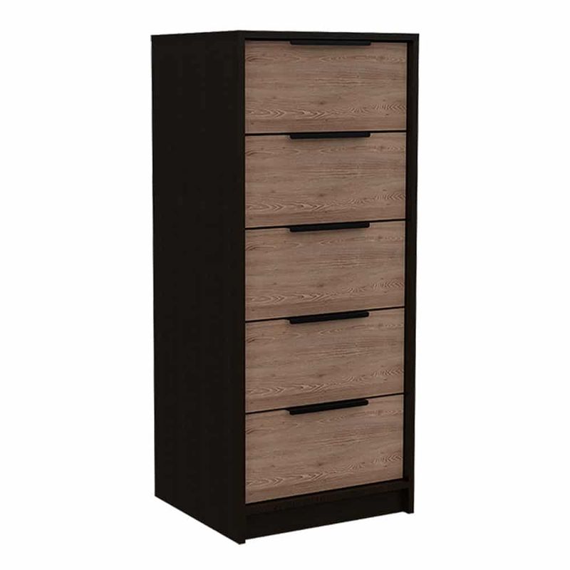 EKONOMODO COLOMBIA - Mueble Comoda Ares 5 Cajones Wengue / Miel