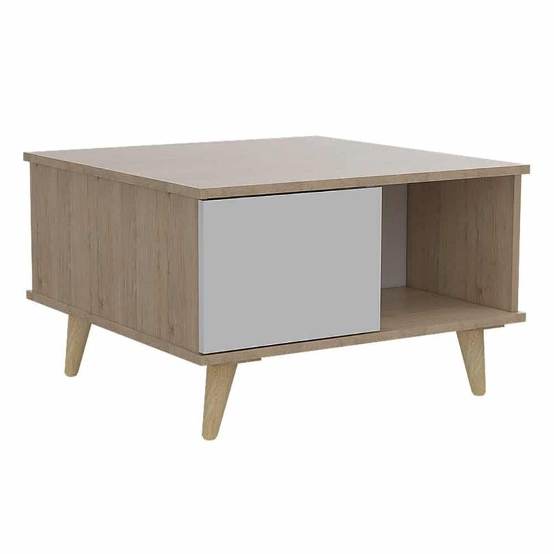 EKONOMODO COLOMBIA - Mesa de centro tempo rovere  blanco