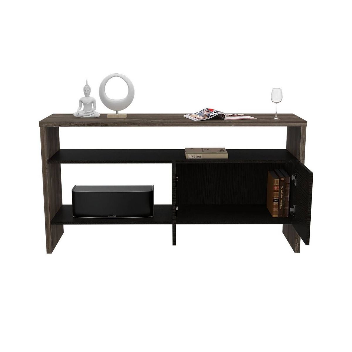 EKONOMODO COLOMBIA - Mesa de centro terrah siena-wengue