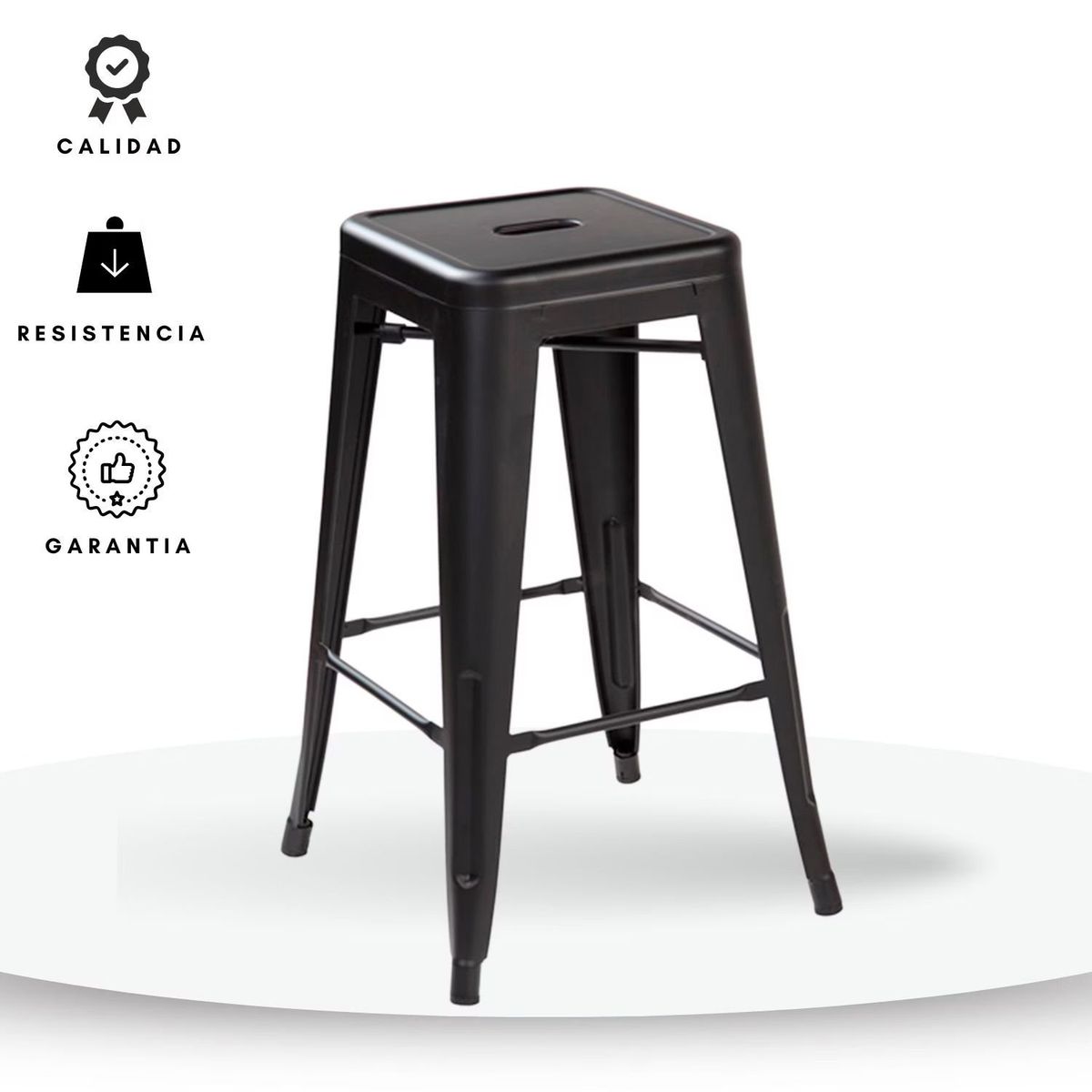 EKONOMODO COLOMBIA - Silla De Bar True negro