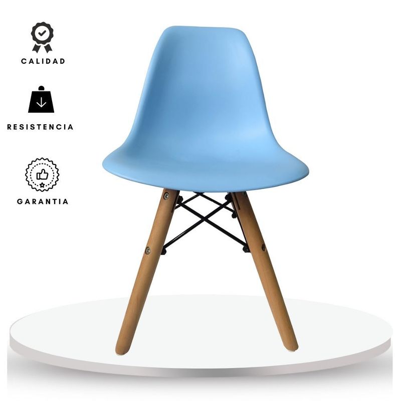 EKONOMODO COLOMBIA - Silla eames infantil azul