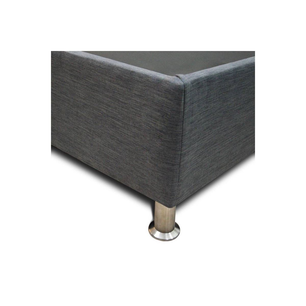 MUEBLES ONLINE - Base Cama Dreamer lino gris 140x190 cms