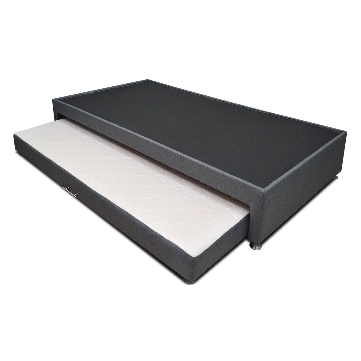 MUEBLES ONLINE - Cama Nido Tarima Semidoble Dreamer gris 120 x 190 cm