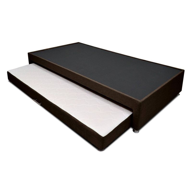 MUEBLES ONLINE - Cama Nido Tarima Doble Dreamer café 140x190 cms