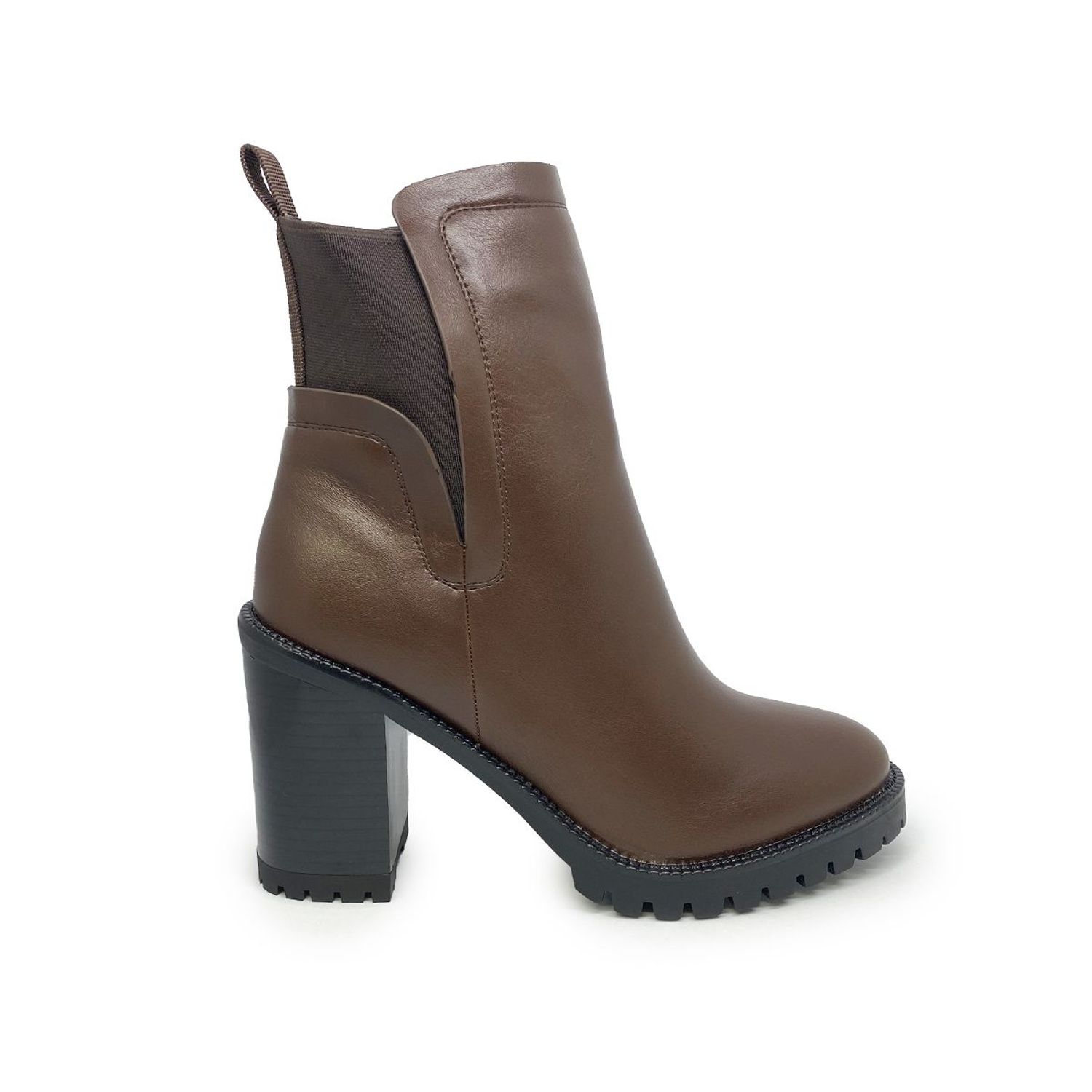 Botines para mujer color café marca VIA SPRING SPRING STEP