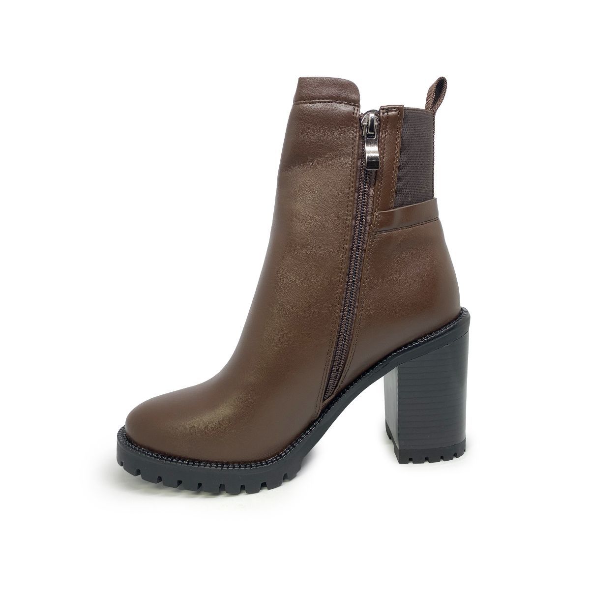 SPRING STEP - Botines para mujer color café marca VIA SPRING