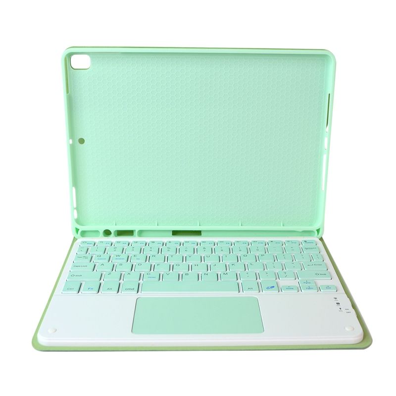 GENERICO - Estuche Smart Case 109/ 11 Con Teclado Magnetico Y Touch Pad Menta