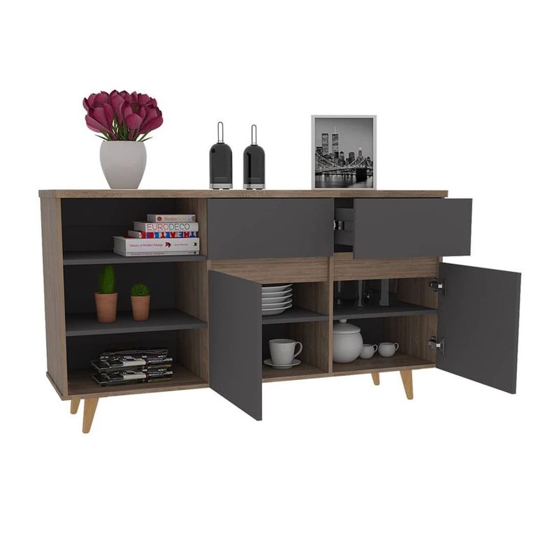 EKONOMODO COLOMBIA - Mueble bife mileik miel / plomo