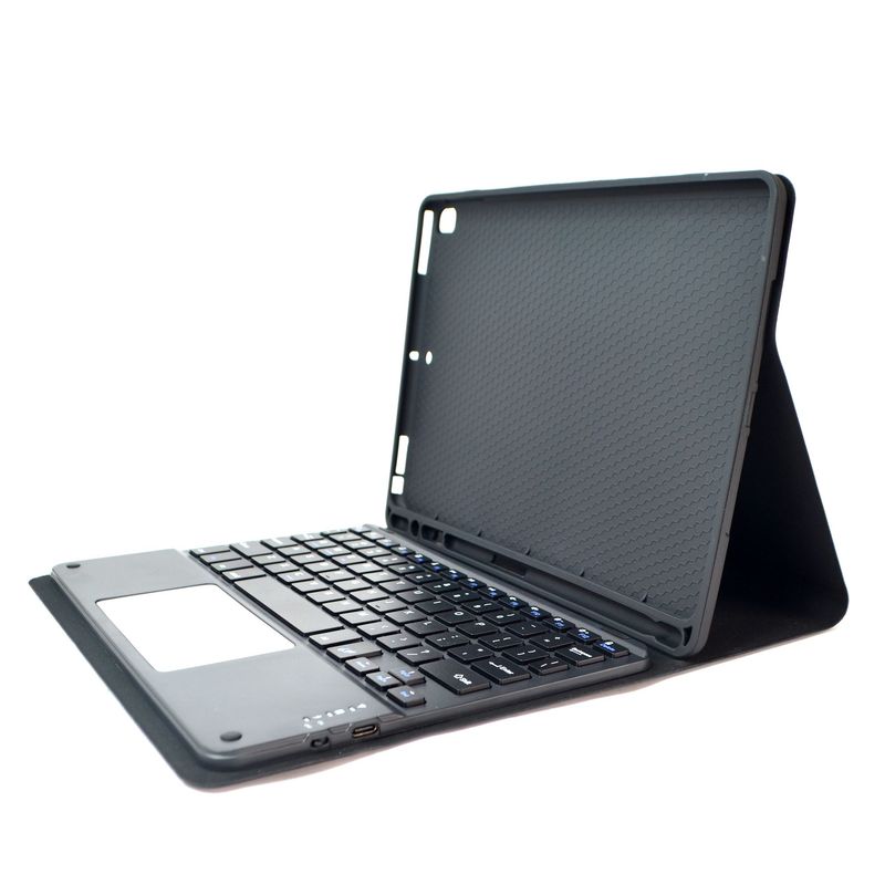GENERICO - Estuche Smart Case 102 / 105 Con Teclado Magnetico Y Touch Pad Negro