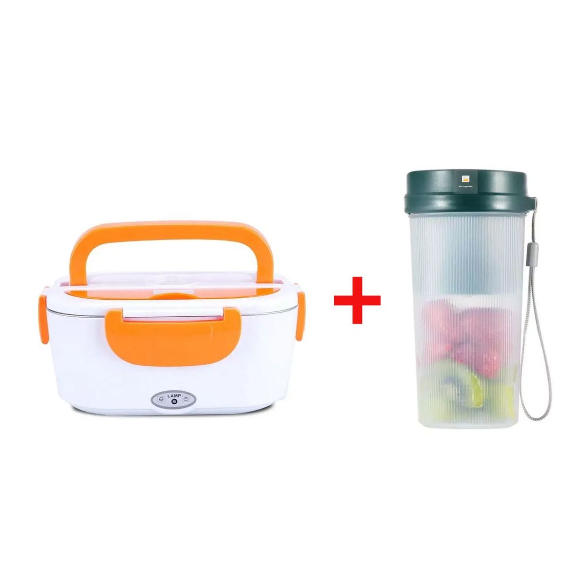 ONE PIXEL - Lonchera Electrica Porta Comidas  Licuadora Personal Combo.