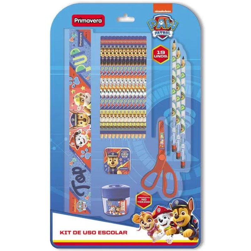 PRIMAVERA - Kit Escolar Paw Patrol X 19 Pcs Primavera
