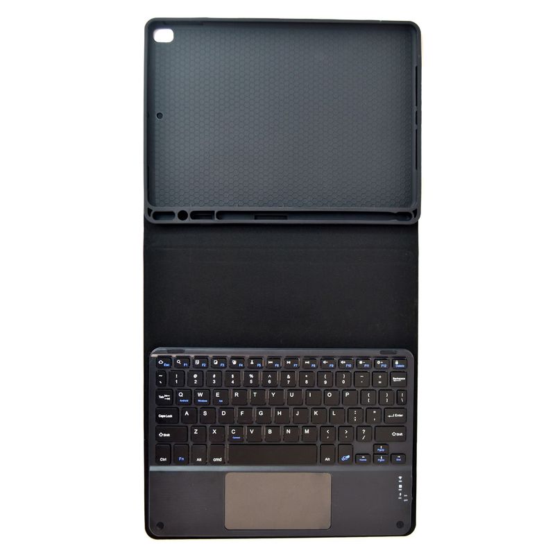 MALCREADO34401 - Estuche Smart Case 9.7 Con Teclado Magnetico Y Touch Pad Negra
