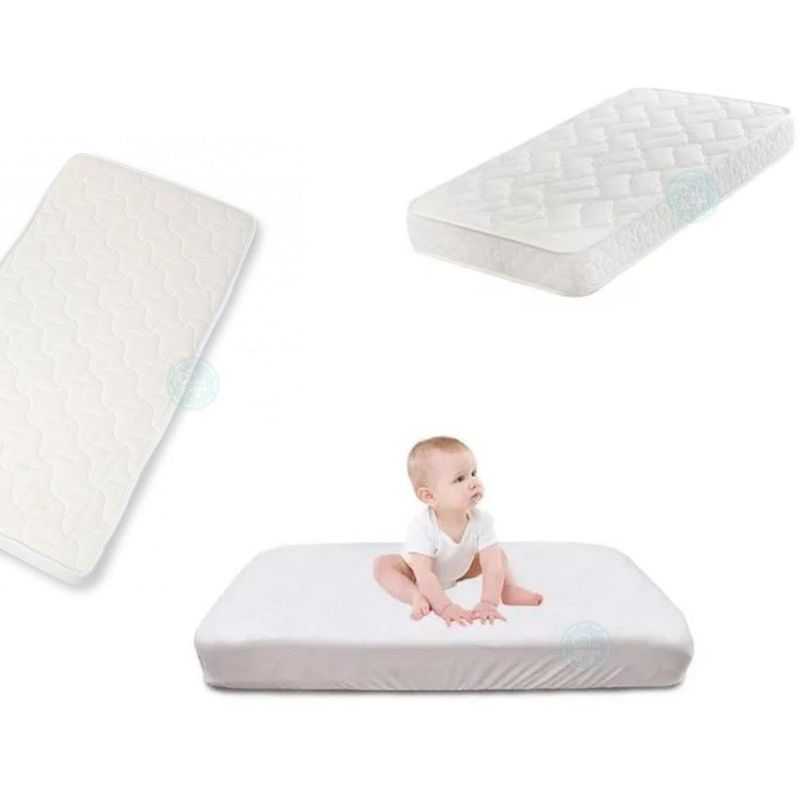 GENERICO - Colchon hipoalergénco para cuna colecho cloudbaby blanco