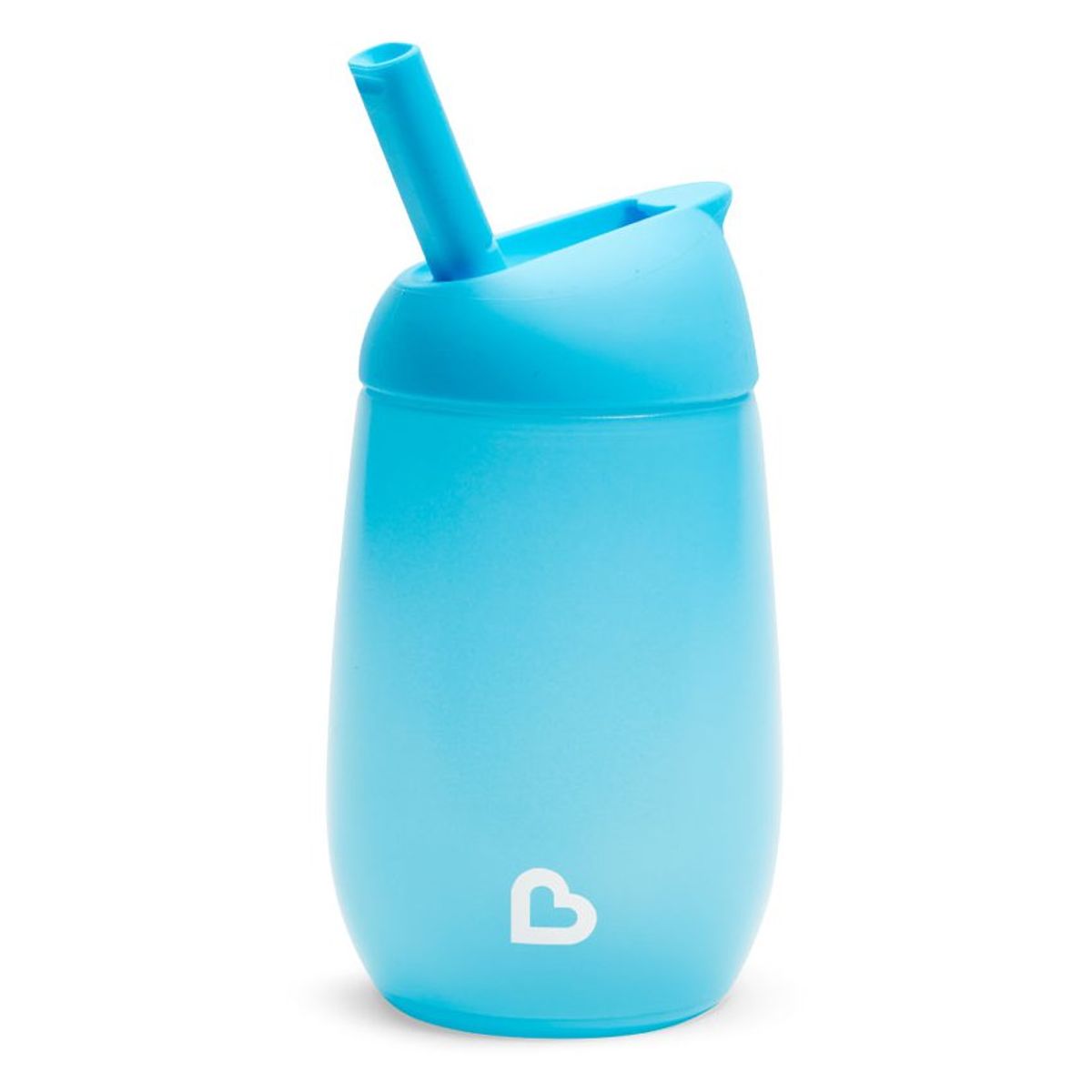 MUNCHKIN - Vaso Bebe con Pitillo y Tapa Simple Clean 10 Oz Azul