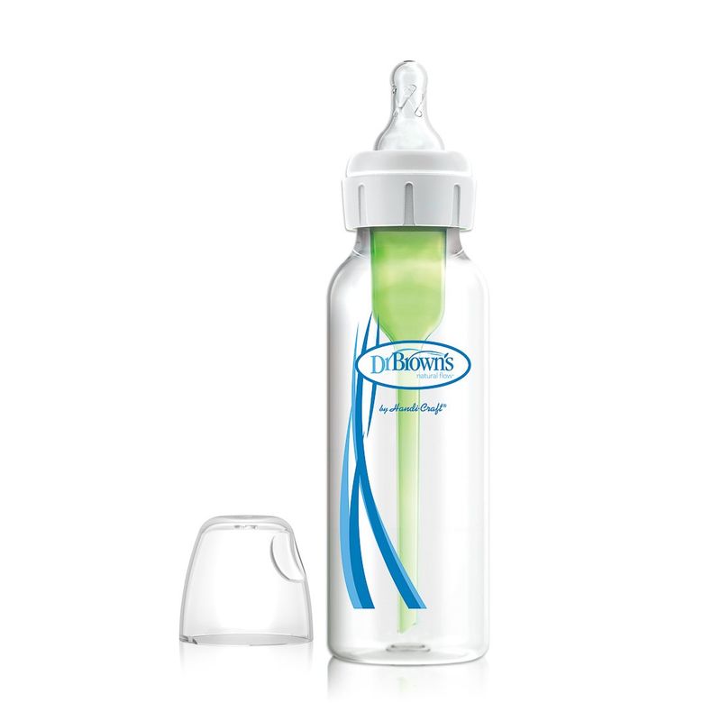 DR BROWNS - Tetero Dr Brown de 8 Oz Boca Estandar Anticolicos y Reflujo