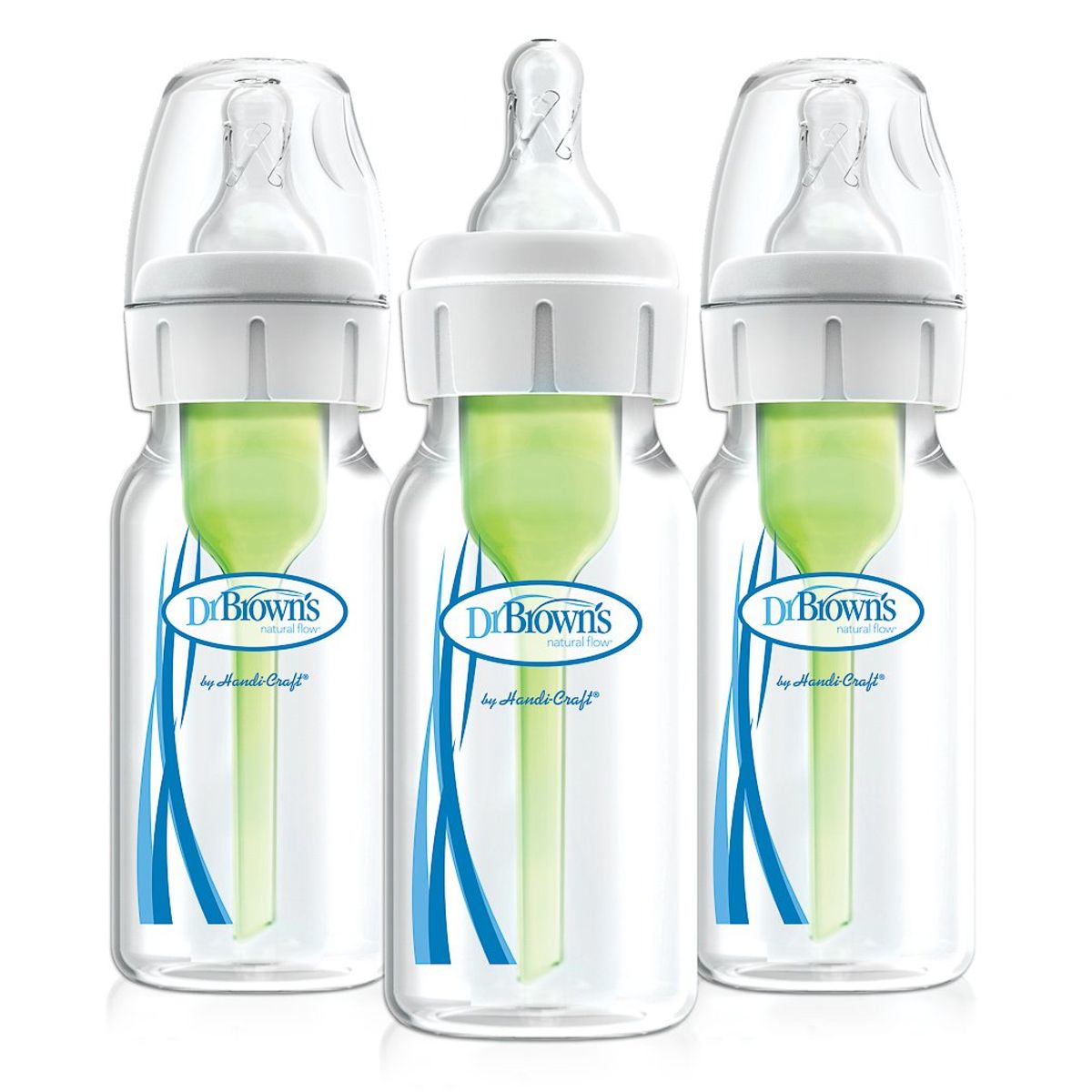 DR BROWNS - Pack 3 Teteros Dr Brown 4 Oz Boca Estandar Recien Nacido