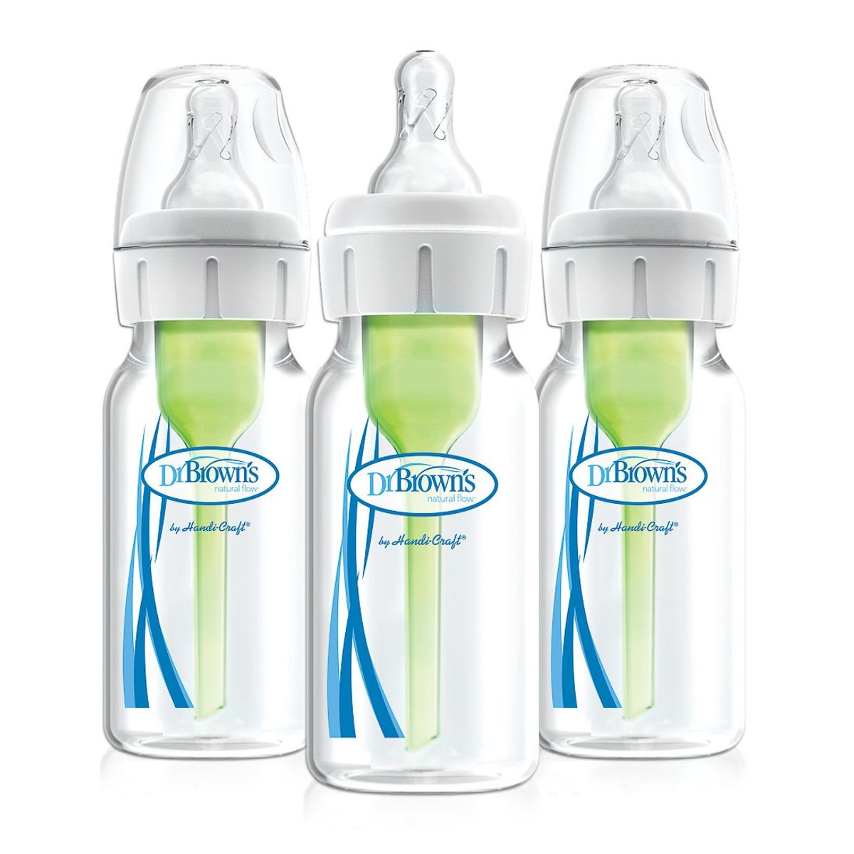 DR BROWNS - Pack 3 Teteros Dr Brown 4 Oz Boca Estandar Recien Nacido
