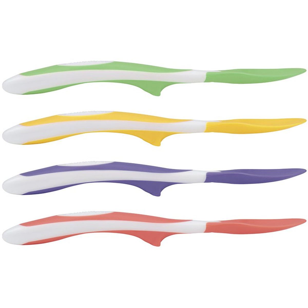 DR BROWNS - Cucharas Bebe Set 4 Cucharas Punta Suave Multicolor Dr Brown