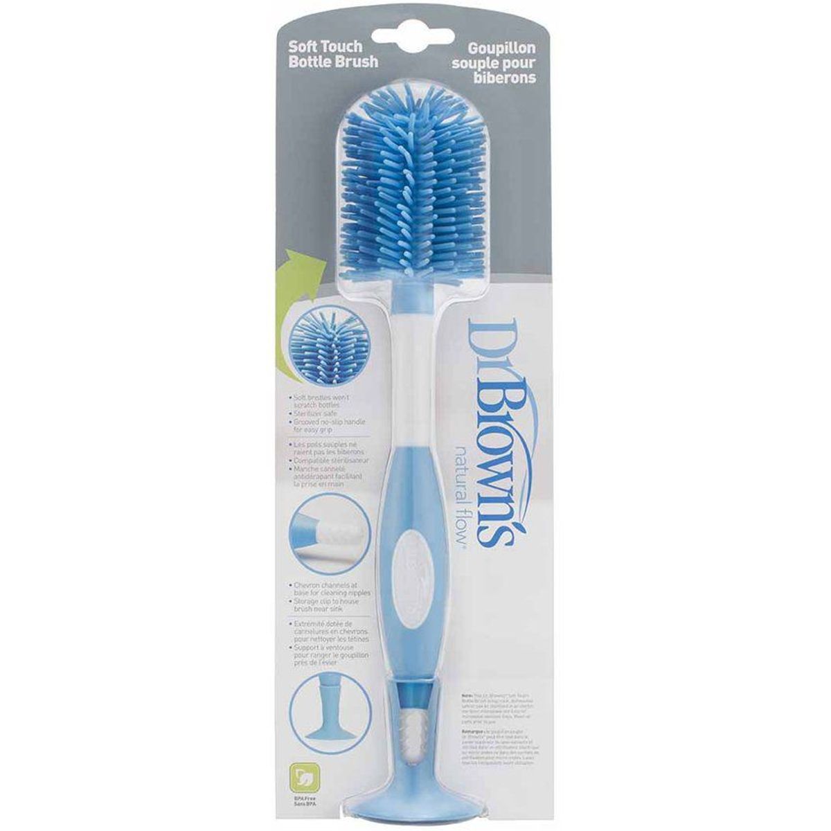 DR BROWNS - Cepillo para Lavar Teteros y Accesorios Dr Brown Azul