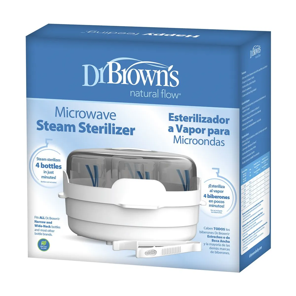 DR BROWNS - Esterilizador de Chupos y Teteros Dr Brown Para Microondas