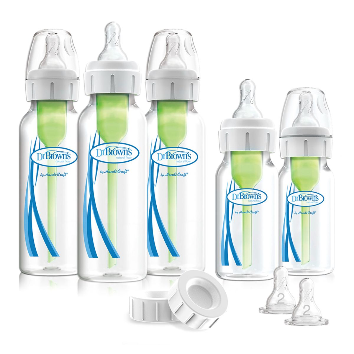 DR BROWNS - Kit 5 Teteros Dr Brown Bebe Recien Nacido Chupo  Nv-1y2(0-6m)