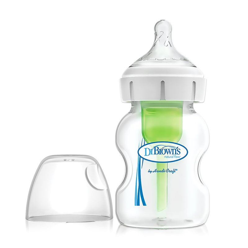 DR BROWNS - Tetero Dr Brown 5 Oz Boca Ancha Options+ Recien Nacido