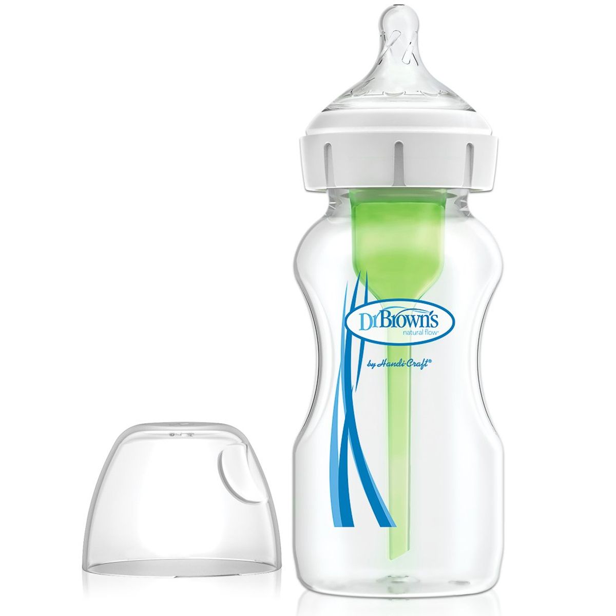 DR BROWNS - Tetero Dr Brown Boca Ancha 9 Oz Options+ Anticólicos (0-3m)