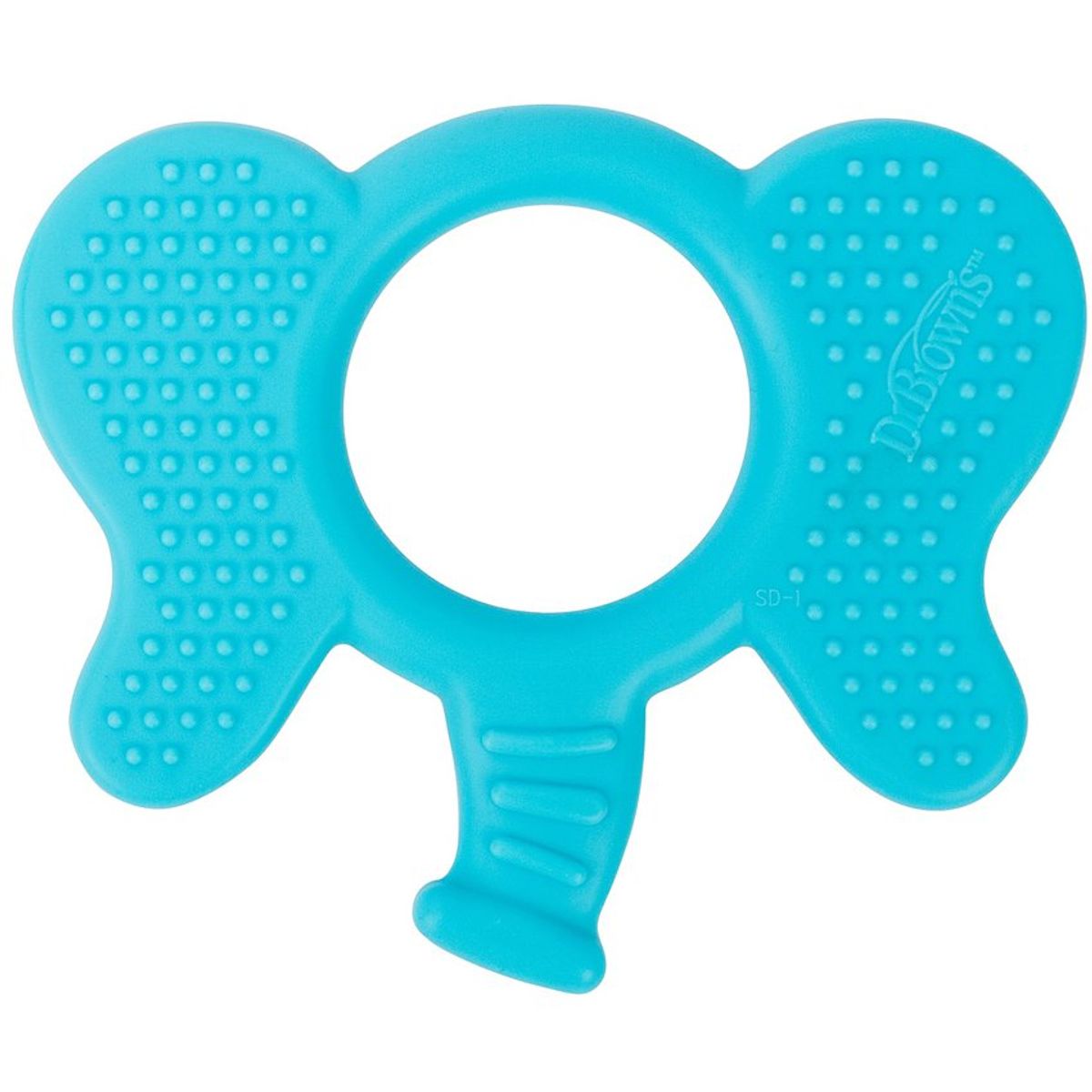 DR BROWNS - Mordedor Elefante Azul Rasca Encias para Bebe Dr Browns