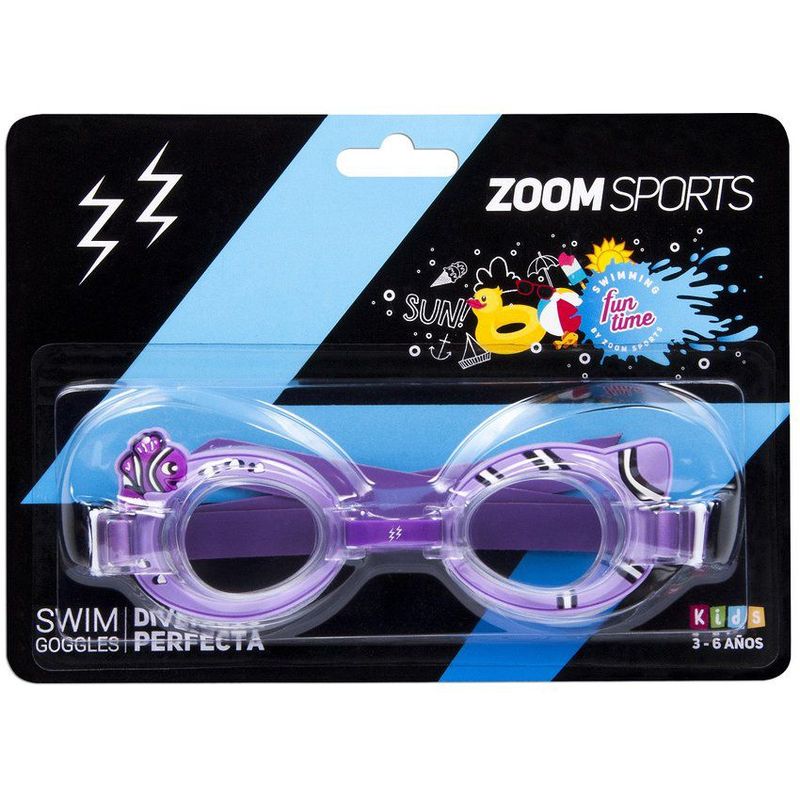 ZOOM - Gafas natación zoom happy fish lila.