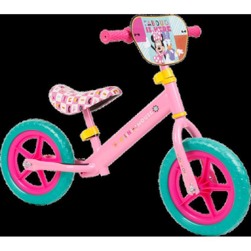 DISNEY - Bicicleta sin pedales Rosada Balance bike Minnie Disney