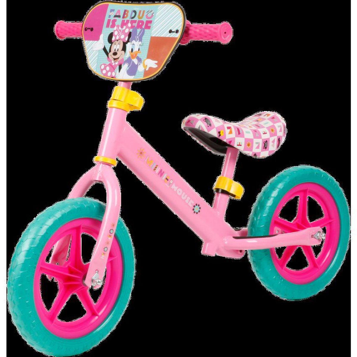 DISNEY - Bicicleta sin pedales Rosada Balance bike Minnie Disney