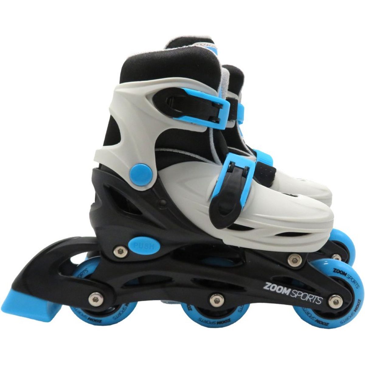 ZOOM SPORT - Patines Principiantes 3 Ruedas 2en1 Azul Zoom Sports T_27-30