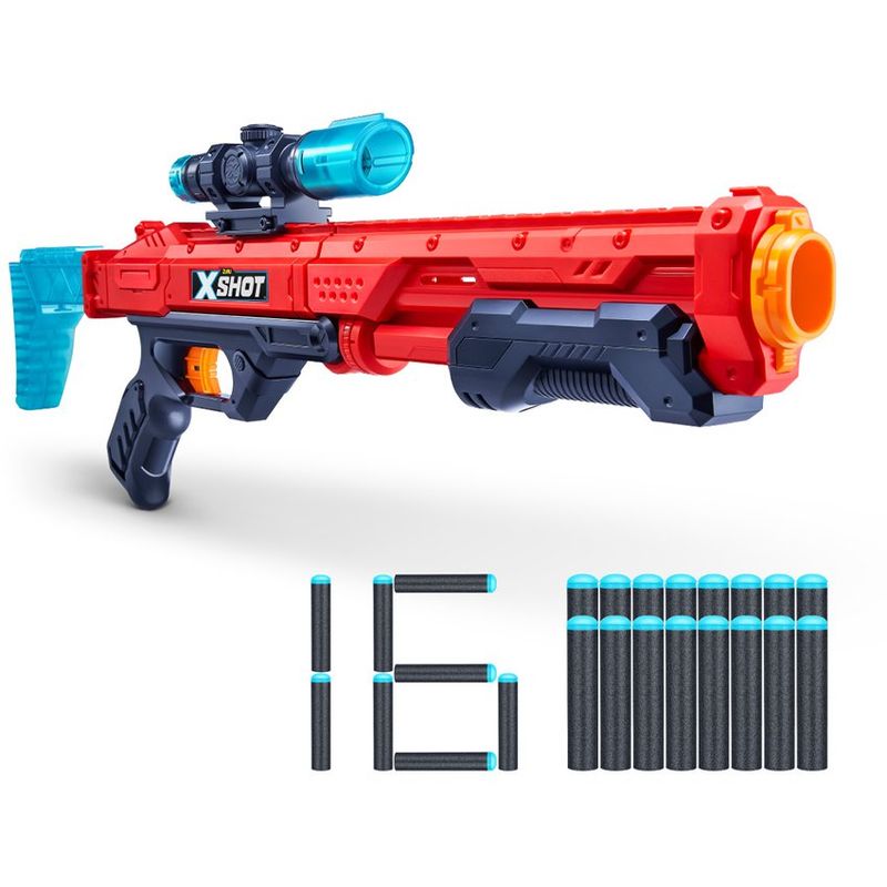 X SHOT - Lanzador de Dardos Hawk Eye mas 16 Dardos X Shot
