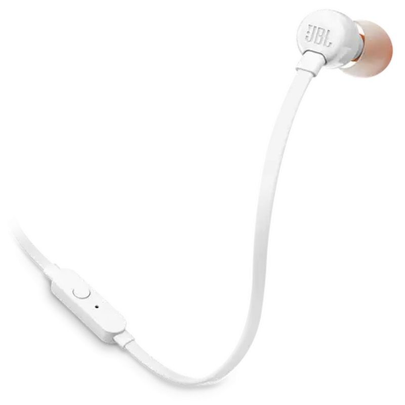 JBL - Audífonos Manos Libres Auriculares Tune 110 In-Ear JBL T110WHT