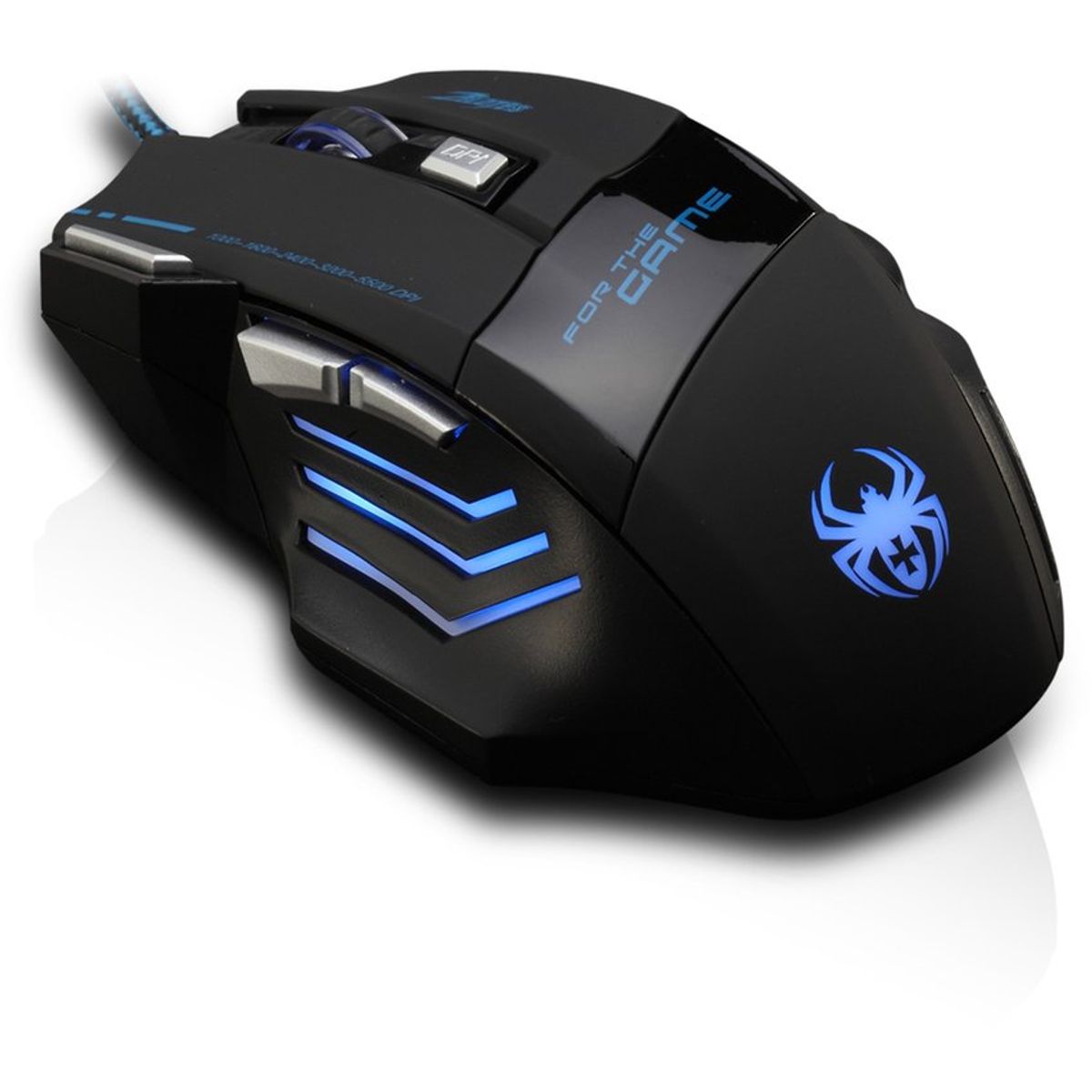 ZELOTES - Mouse Gaming Programable 7200 DPI USB Gamer 7 Botones Zelotes T-80