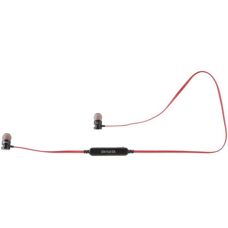 AIWA - Audifonos Bluetooth Auricular Manos Libres Aiwa AW-660BT Rojo