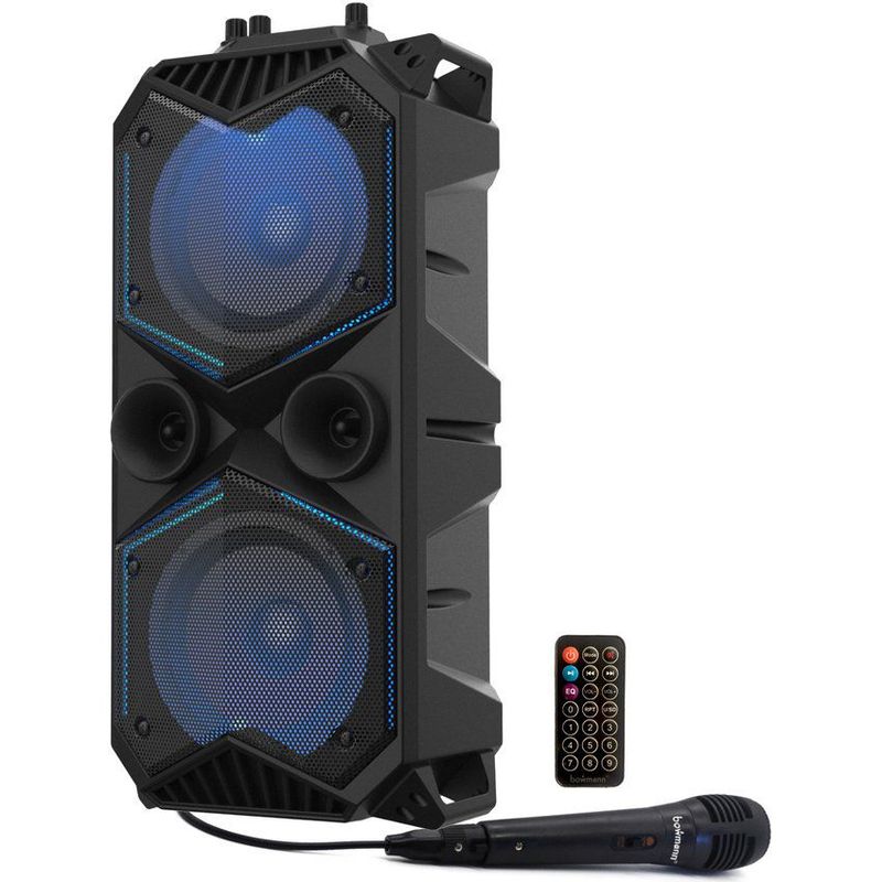 BOWMANN - Parlante Portatil Bluetooth Karaoke USB Bowmann BTS-265K