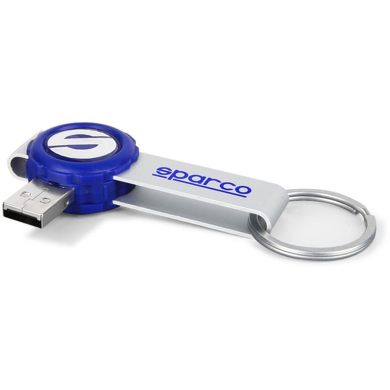 SPARCO - Memoria USB 8 Gb Flash Tipo Llavero Giratoria Sparco SPC4212