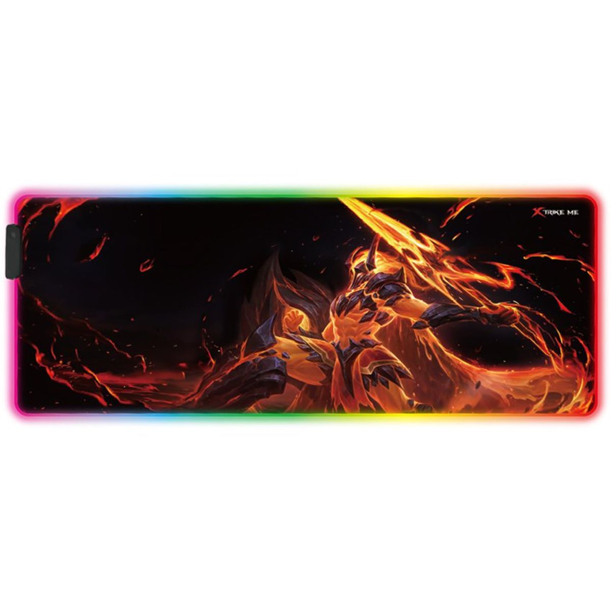 XTRIKE ME - MousePad Gamer RGB Goma Antideslizante Xtrike Me MP-605